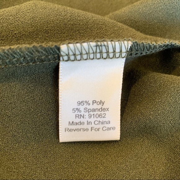 Standard & Practice Utility Shirtdress in Olive - Picture 4 of 8